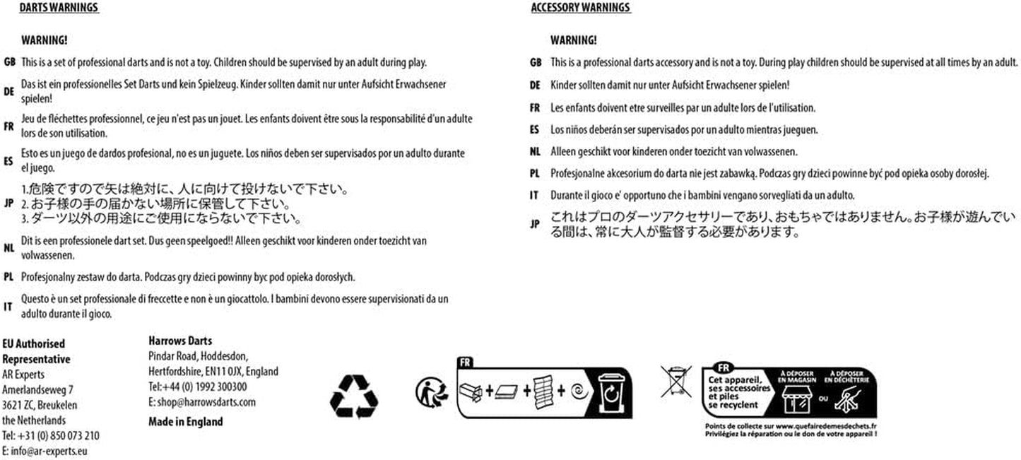 Dart Board Let’S Play Set, Dartboard Official Size I Contains 6 Darts I Compatible with Dart Board Stand, Lighting and Cabinet I 6 Darts Set with Board