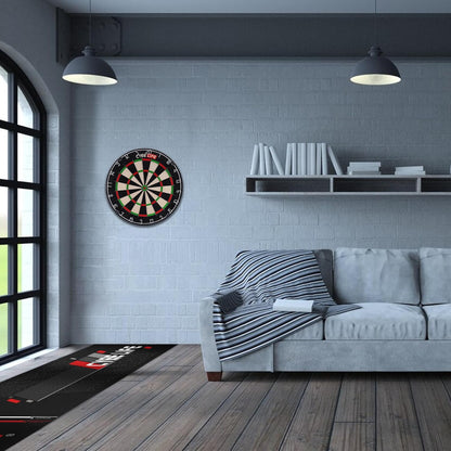 Darts Mat,297 X 66Cm Professional Non Slip Carpet Mats for Floor and Dart Tips Protection,Black