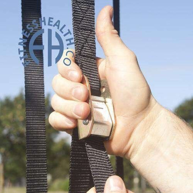 FH Gymnastic Rings Crossfit Equipment Suspension Home Gym System