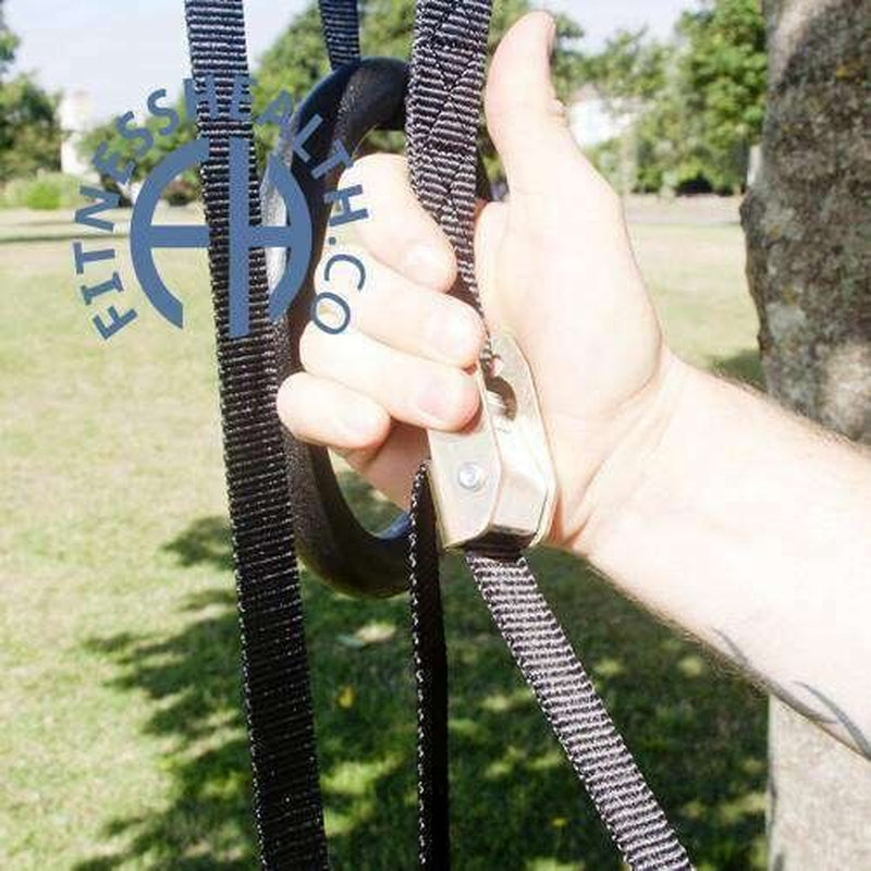 FH Gymnastic Rings Crossfit Equipment Suspension Home Gym System