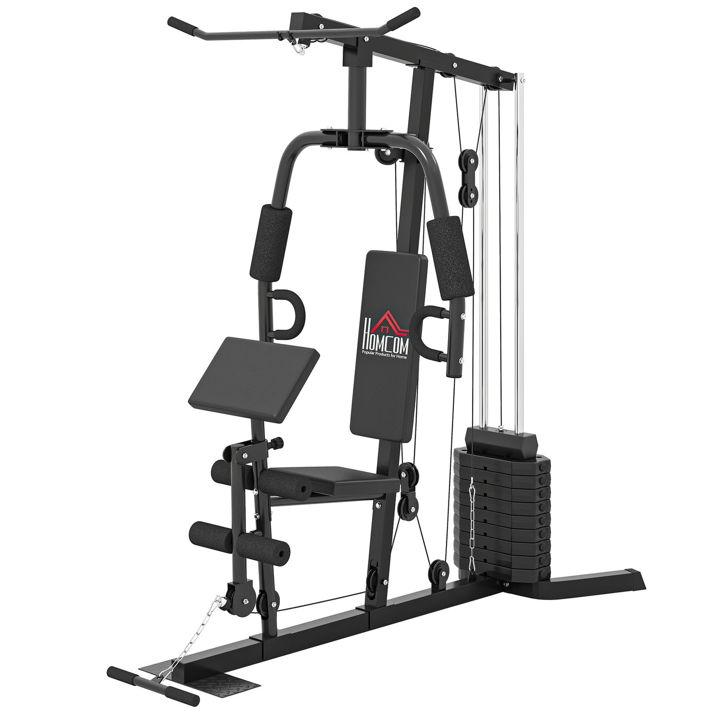 Multifunction Home Gym Machine with 45Kg Weight Stack, for Full Body Workout