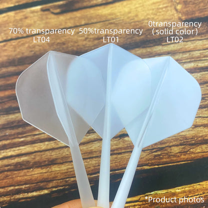 Darts 6Pcs Professional Darts 2BA Spiral Soft Integral Darts 75% Transparency, Darts and Dart Boards