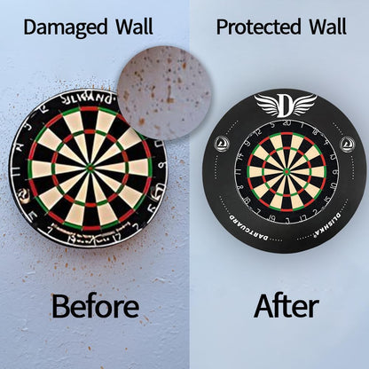 Dart Board Surround Ring, Protective EVA Wall Cover for Missed Throws,Easy Assembly for Home & Outdoor Use,Perfect Darts Accessory, Prevent Wall Damage with the Wall Protector Plate.