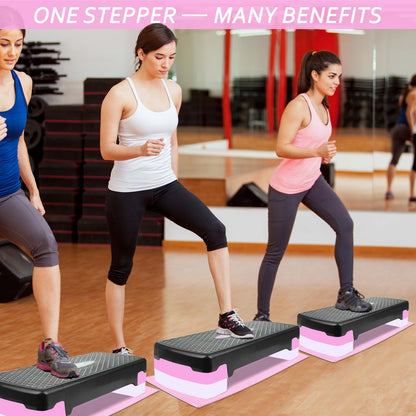Aerobic Exercise Stepper Durable Non-Slip Mat Adjustable Fitness Yoga Equipment