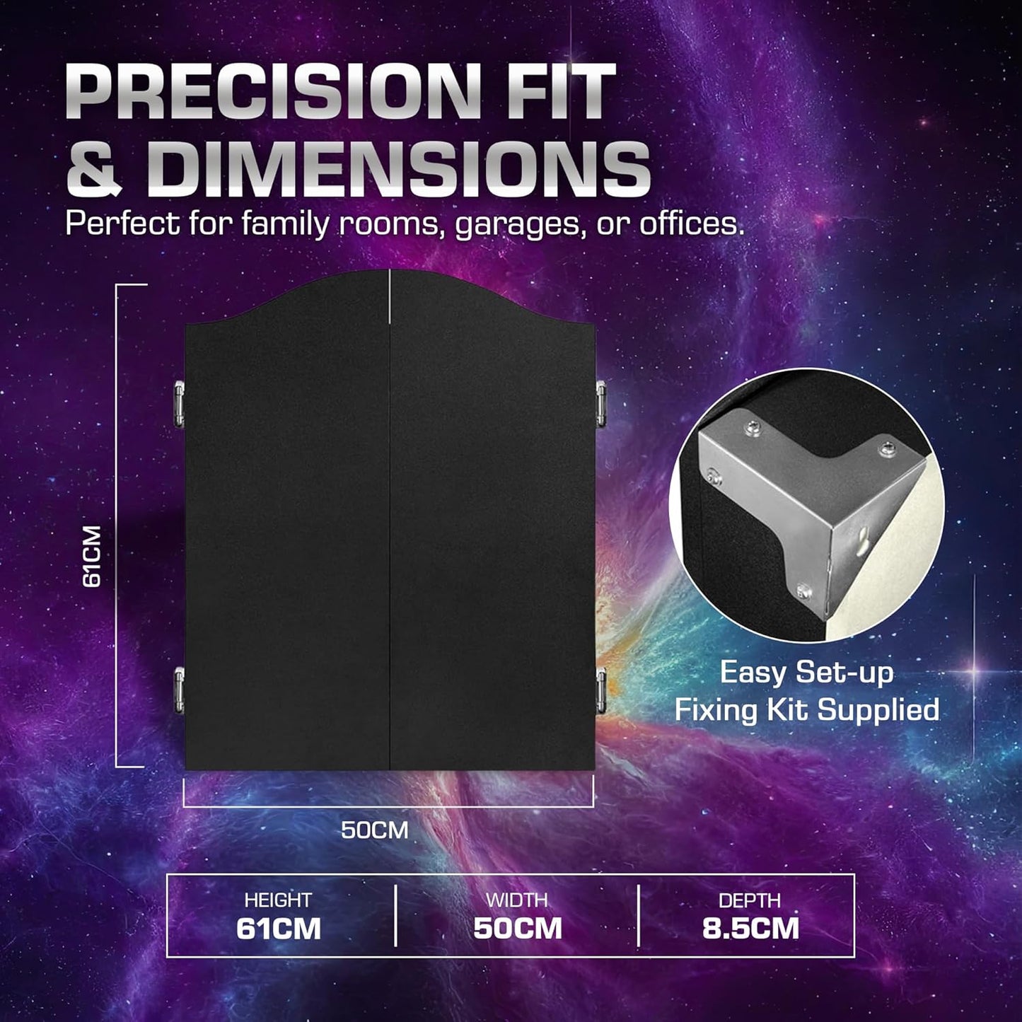 Dart Board Home Centre | Complete Darts Package Including Dartboard and 2 Sets of Darts