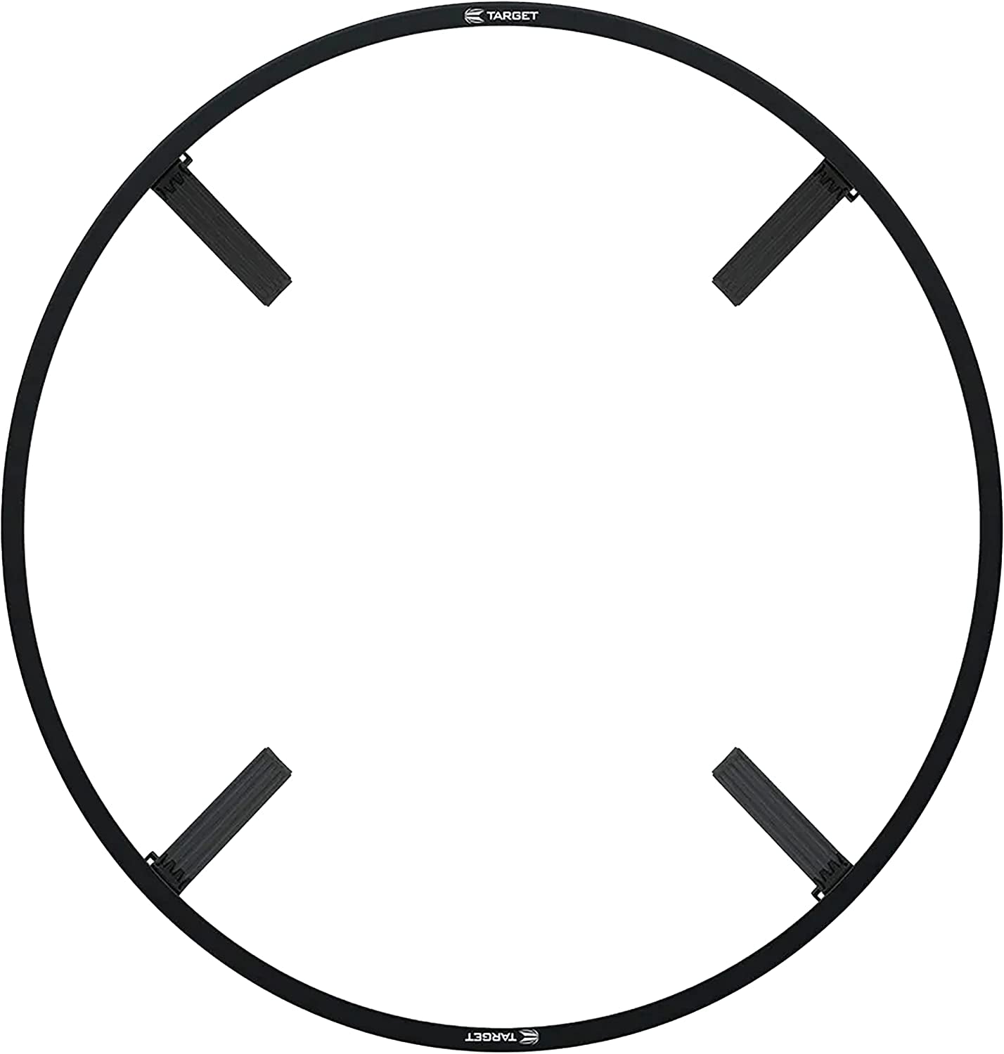 Corona Vision Dartboard Lighting System, Black Frame | White LED Dart Board Surround Ring Light with Magnetic Feet | Shadow Eliminating Dartboard Light | Professional Darts Accessories