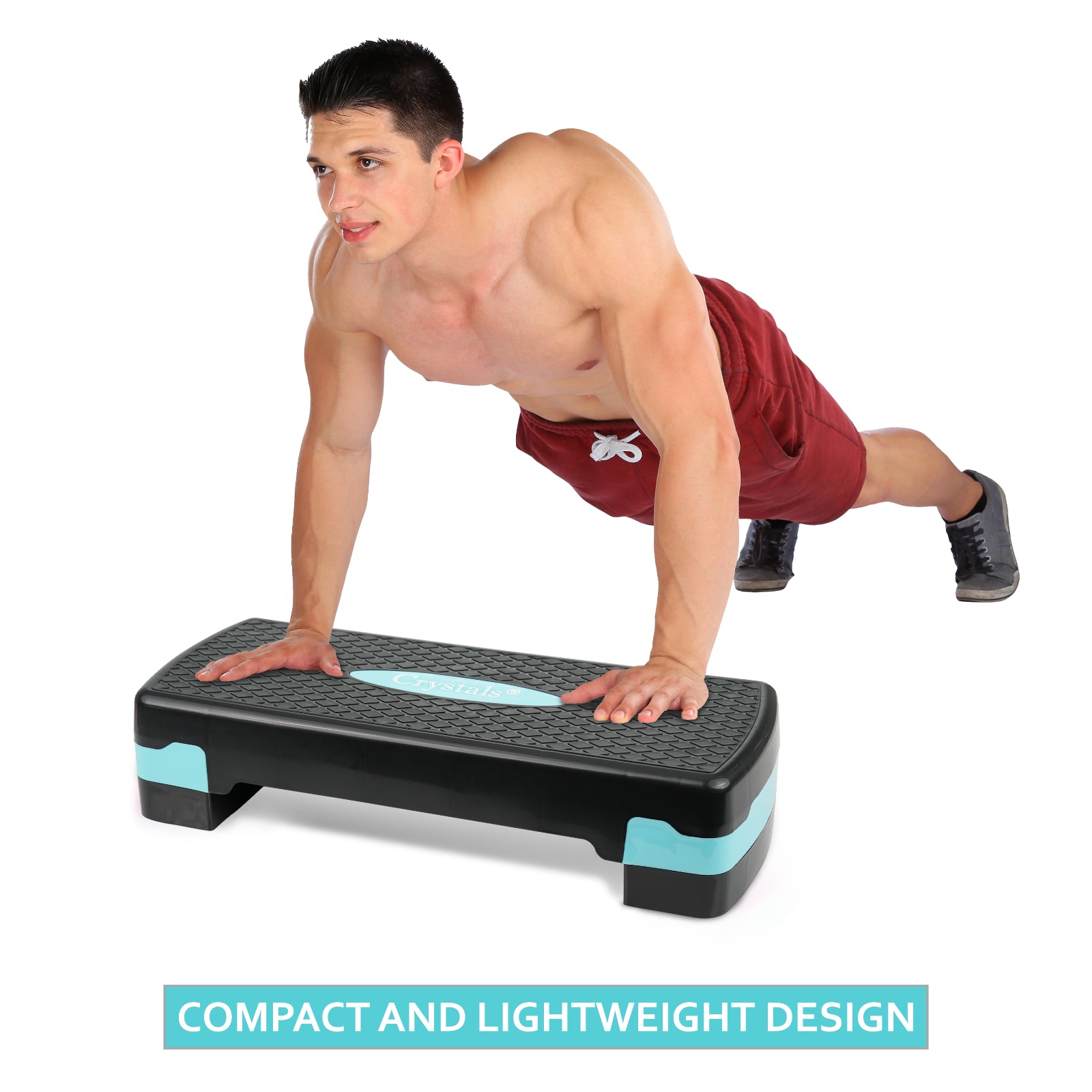 Aerobic Exercise Stepper Durable Non-Slip Mat Adjustable Fitness Yoga Equipment